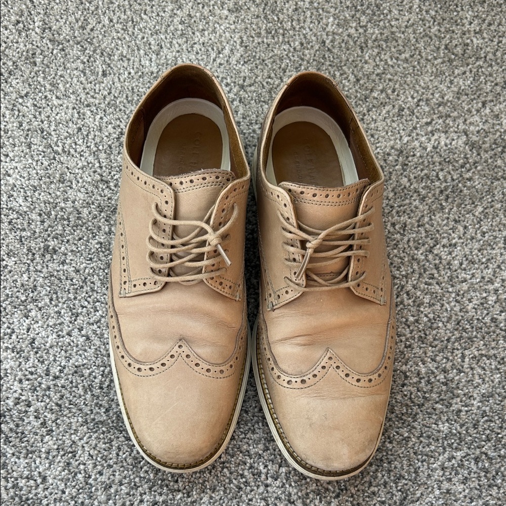 Cole Haan Tan Oxfords